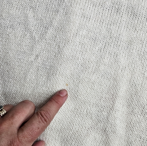 Jantzen Classics Handknit Vintage Sweater Vest Cream With Florals Size XL - Picture 10 of 14